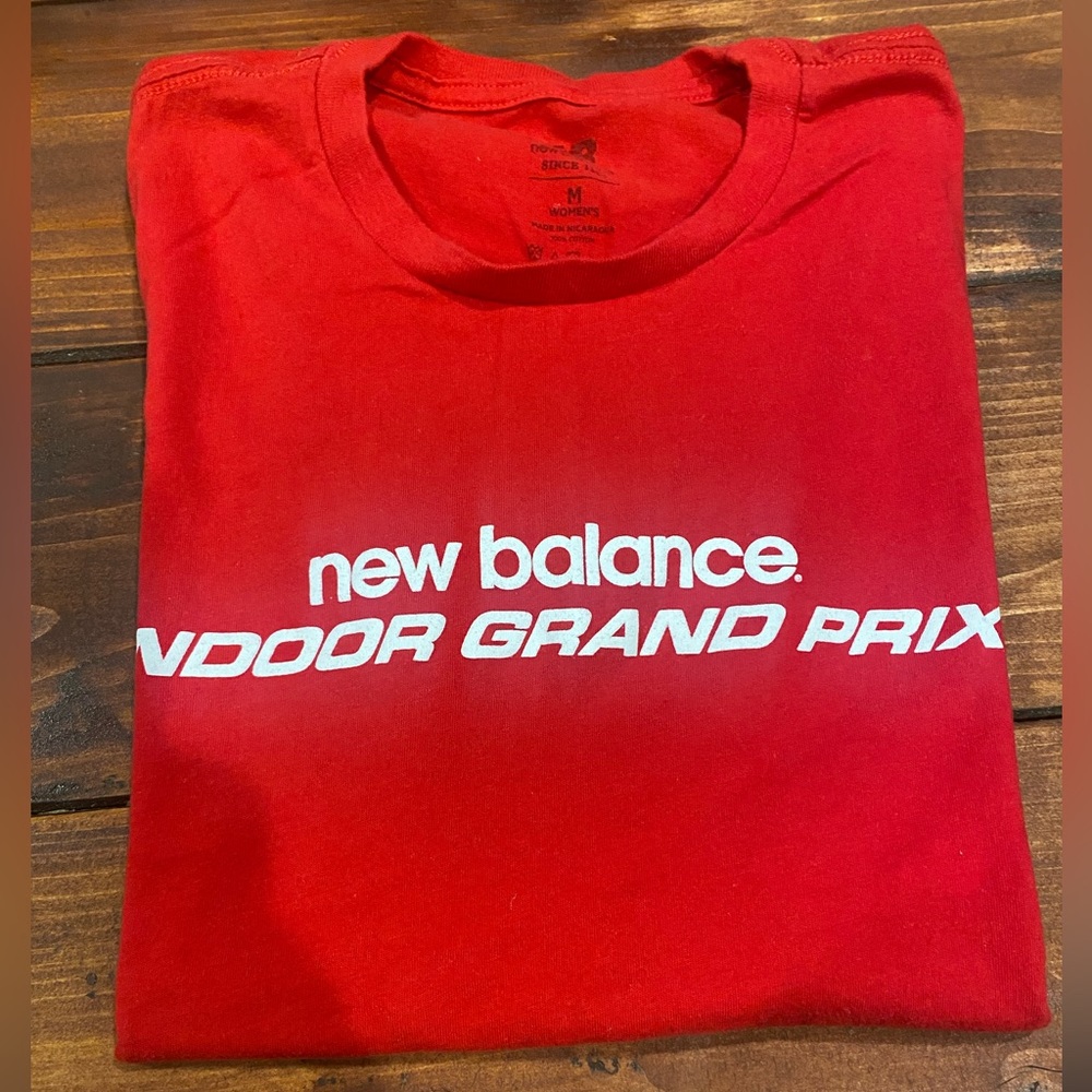 New Balance women’s indoor Grand Prix tee
